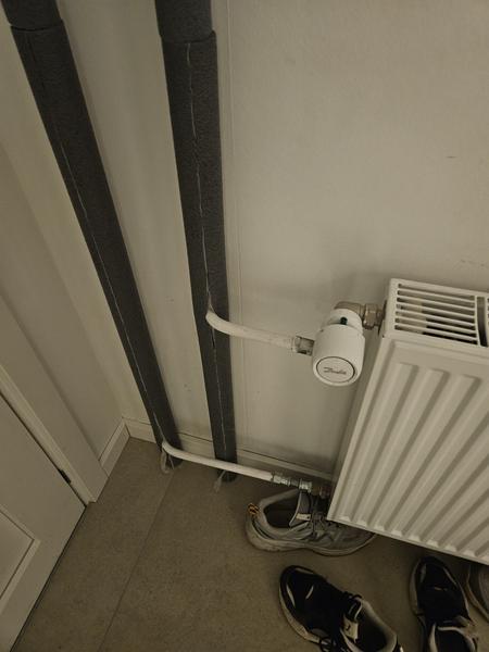 Udskiftning af radiator og tilpasning af gulvvarme