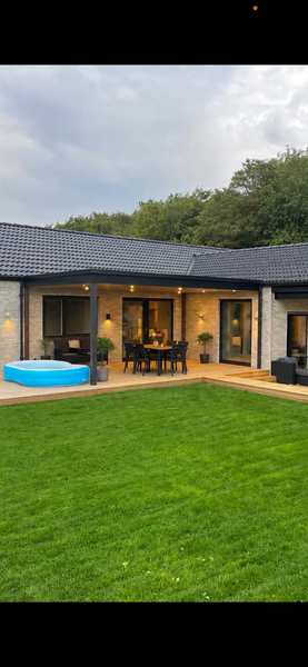 Etablering af overdækket terrasse i træ