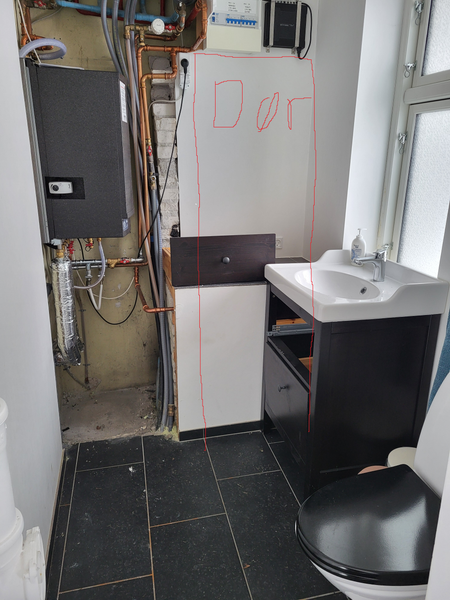 Etablering af dør m.m