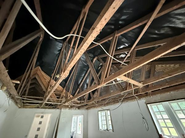 Konstruktionsændring af loft til kip