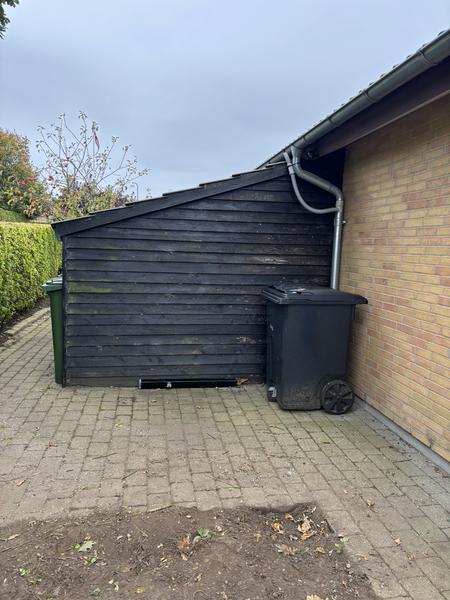 Trække strøm til skure og spots