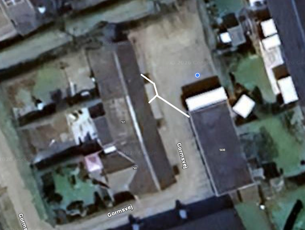 Nedgravning af rør til carportanlæg