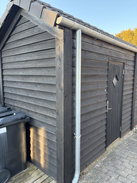 Isolering og beklædning af skur