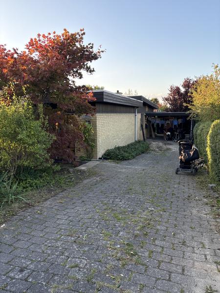 Udskift af herregårdssten i indkørsel + muldbed