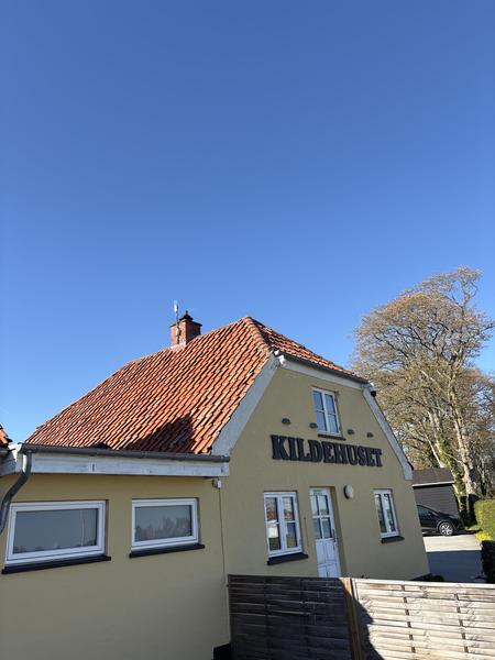 Understrygning af tag på ældre hus